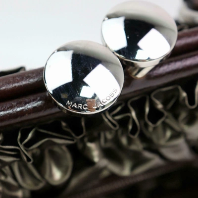Pre-owned Marc Jacobs Stam Cloth Handbag In Metallic