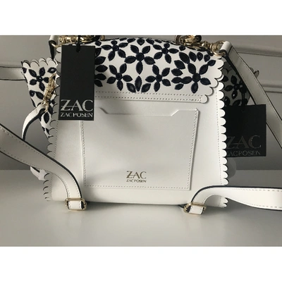 Pre-owned Zac Posen White Leather Handbag