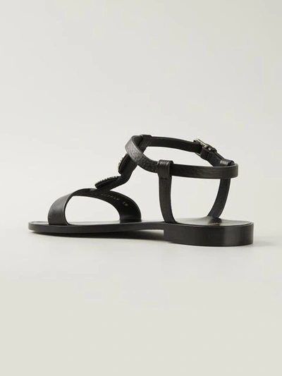 Shop Saint Laurent Concho Detail Sandals