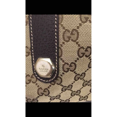 Pre-owned Gucci Cloth Handbag In Pattern