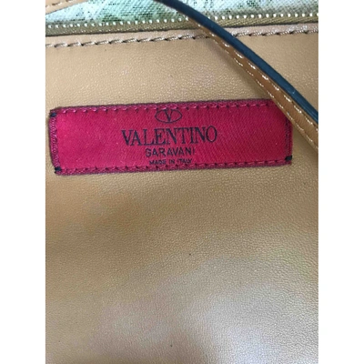 Pre-owned Valentino Garavani Beige Leather Handbag
