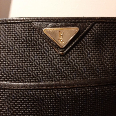 Pre-owned Saint Laurent Black Cloth Handbag