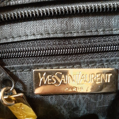 Pre-owned Saint Laurent Black Cloth Handbag