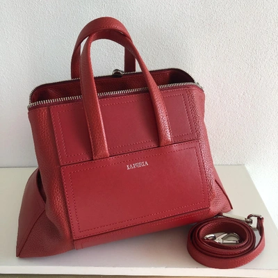 Pre-owned La Perla Leather Tote In Red