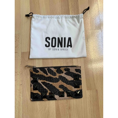 Pre-owned Sonia By Sonia Rykiel Clutch Bag In Black