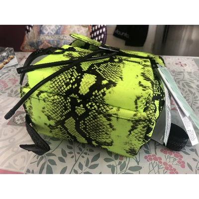 Pre-owned Off-white Yellow Backpack