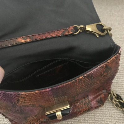Pre-owned Lanvin Happy Python Handbag