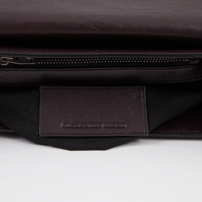 Pre-owned Alexander Wang Lia Leather Handbag In Burgundy