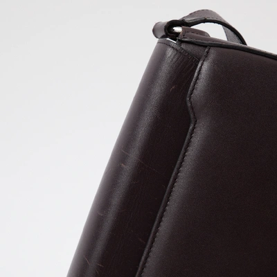 Pre-owned Alexander Wang Lia Leather Handbag In Burgundy