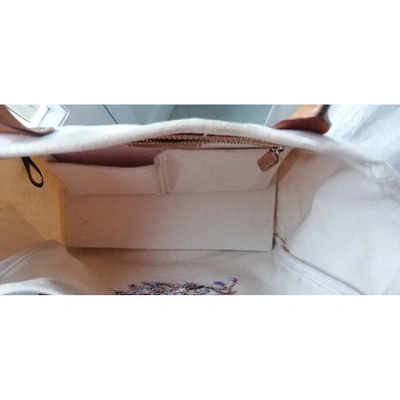 Pre-owned Ralph Lauren Handbag In Beige