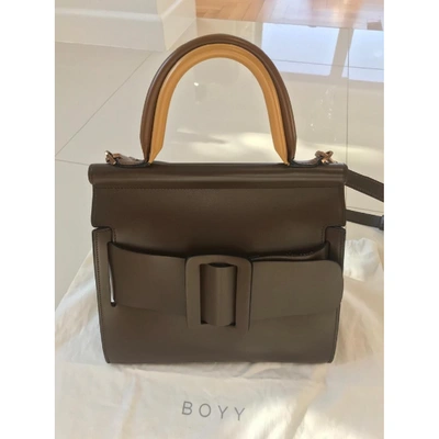 Pre-owned Boyy Brown Leather Handbag
