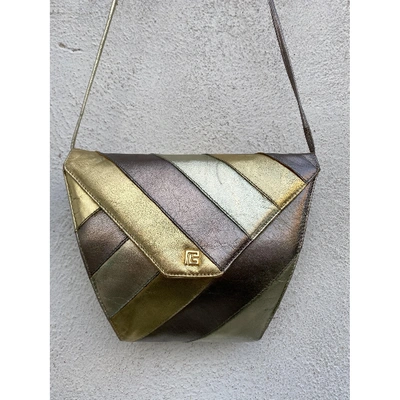 Pre-owned Pierre Balmain Gold Leather Handbag