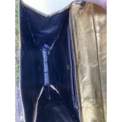 Pre-owned Pierre Balmain Gold Leather Handbag