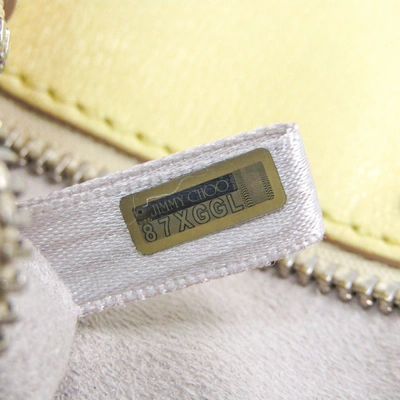 Pre-owned Jimmy Choo Yellow Leather Handbag