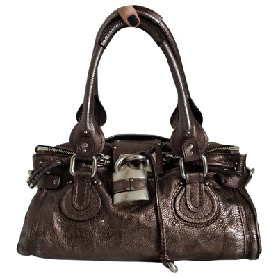 Pre-owned Chloé Paddington Brown Leather Handbag