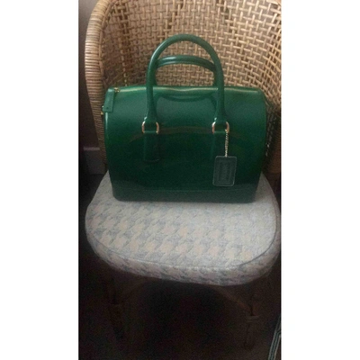 Pre-owned Furla Candy Bag Green Handbag