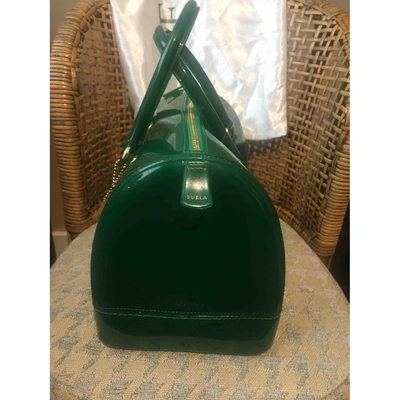 Pre-owned Furla Candy Bag Green Handbag