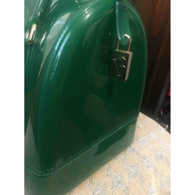 Pre-owned Furla Candy Bag Green Handbag
