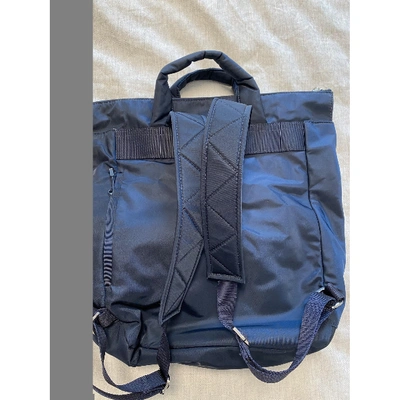 Pre-owned Lululemon Backpack In Navy