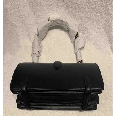 Pre-owned Bottega Veneta City Knot Black Leather Handbag