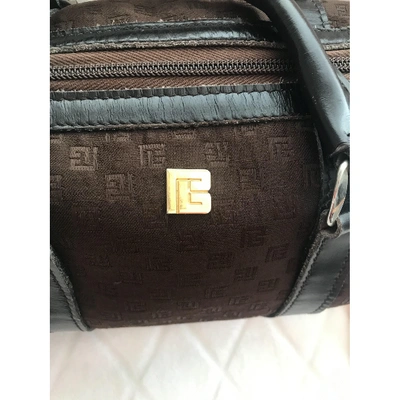 Pre-owned Pierre Balmain Brown Cloth Handbag