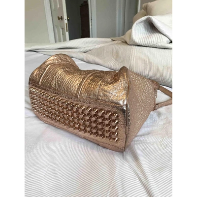 Pre-owned Alexander Wang Rocco Leather Bag In Gold