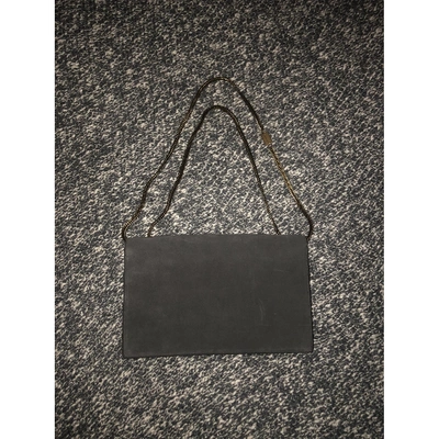 Pre-owned Saint Laurent Betty Grey Suede Handbag