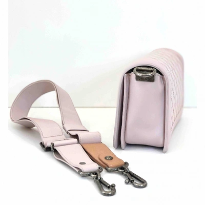 Pre-owned Chanel Boy Pink Leather Handbag
