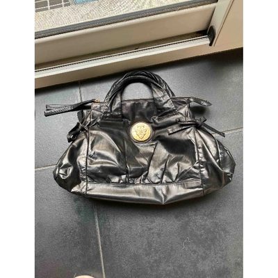 Pre-owned Gucci Hysteria Black Leather Handbag