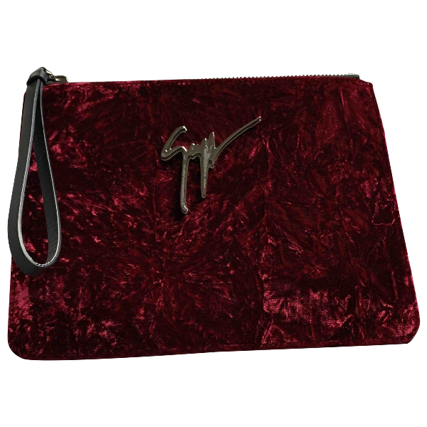 burgundy velvet clutch bag