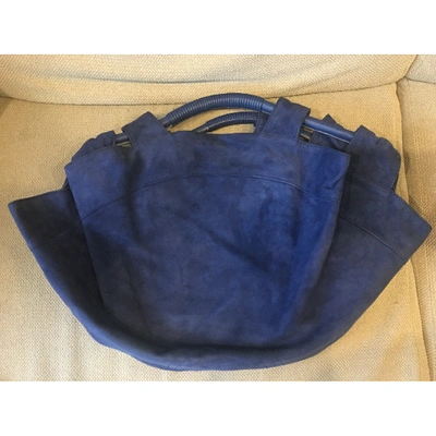 Pre-owned Loewe Handbag In Blue