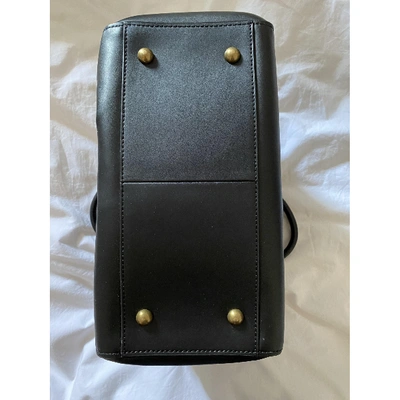 Pre-owned Zac Posen Black Leather Handbag