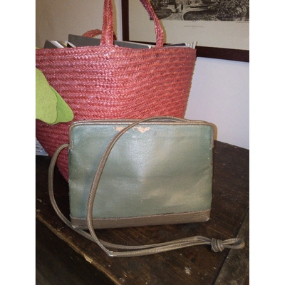 Pre-owned Fendi Green Leather Handbag