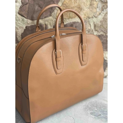 Pre-owned Bugatti Camel Leather Travel Bag