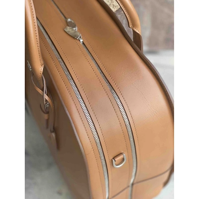 Pre-owned Bugatti Camel Leather Travel Bag
