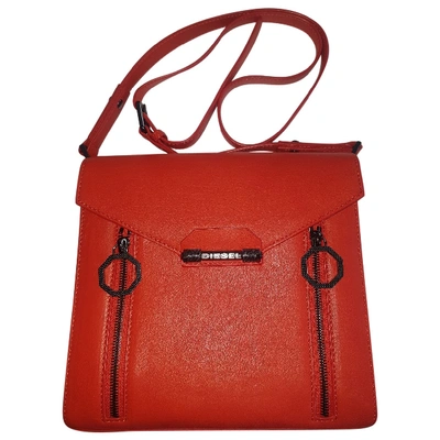 Pre-owned Diesel Red Leather Handbag