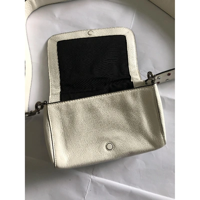 Pre-owned Marc Jacobs Leather Crossbody Bag In White