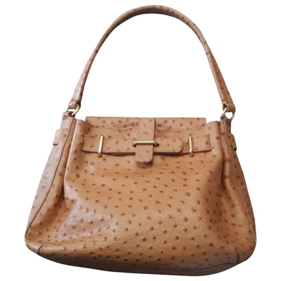 Pre-owned Furla Camel Leather Handbag