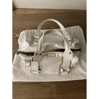 Pre-owned Jimmy Choo White Leather Handbag