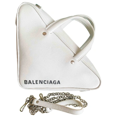 Pre-owned Balenciaga White Leather Handbags