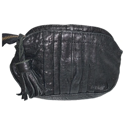 Pre-owned Sessun Black Leather Handbag