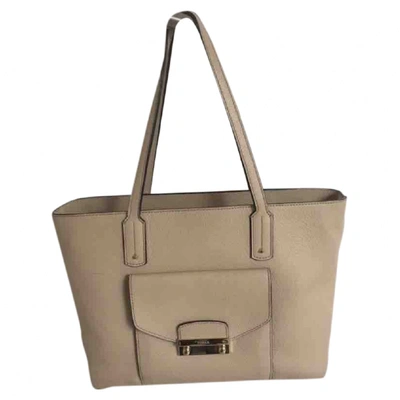 Pre-owned Furla Beige Leather Handbag