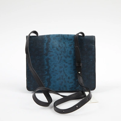 Pre-owned Dries Van Noten Blue Leather Handbag