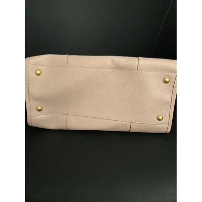 Pre-owned Prada Leather Handbag In Pink