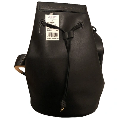 Pre-owned Stella Mccartney Cloth Backpack In Black