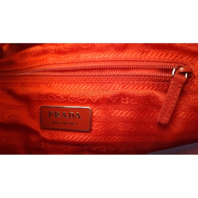 Pre-owned Prada Re-nylon Red Backpack