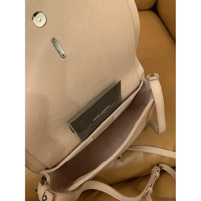 Pre-owned Saint Laurent Charlotte Messenger Pink Leather Handbag