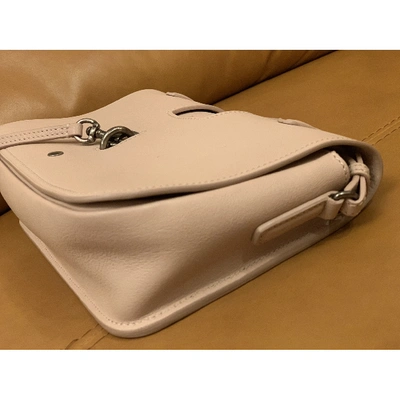 Pre-owned Saint Laurent Charlotte Messenger Pink Leather Handbag