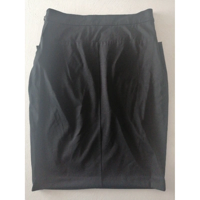 Pre-owned Moschino Mid-length Skirt In Black