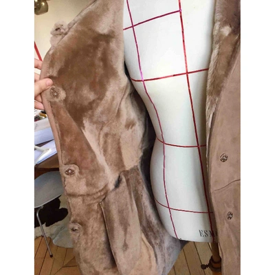 Pre-owned Max Mara Coat In Camel